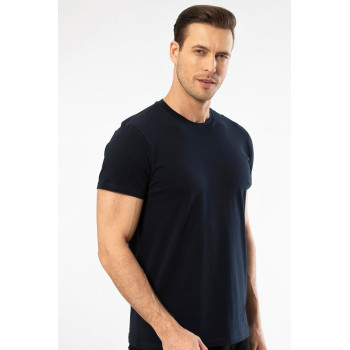 Cacharel Erkek Kisa Kollu T-shirt 1307/Lacivert