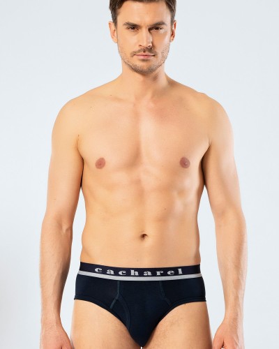 Cacharel Erkek Likrali Bantli Slip 1311/Lacivert