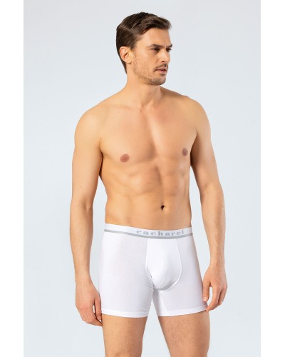 Cacharel Erkek Likrali Boxer 1315/Beyaz