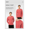 Cacharel Erkek Modal Pamuk Bisiklet Yaka T-shirt 2242/Mercan