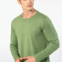 Cacharel Erkek Modal Pamuk Bisiklet Yaka T-shirt 2242/Yeşil