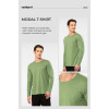 Cacharel Erkek Modal Pamuk Bisiklet Yaka T-shirt 2242/Yeşil