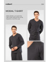 Cacharel Erkek Modal Pamuk V Yaka T-shirt 2243/Antrasit Cacharel Erkek Modal Pamuk V Yaka T-shirt 2243/Antrasit