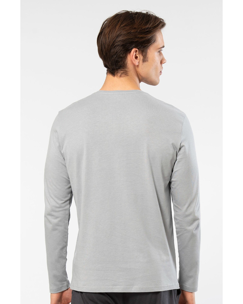 Cacharel Erkek Modal Pamuk V Yaka T-shirt 2243/Gri Cacharel Erkek Modal Pamuk V Yaka T-shirt 2243/Gri