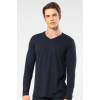 Cacharel Erkek Modal Pamuk V Yaka T-shirt 2243/Lacivert