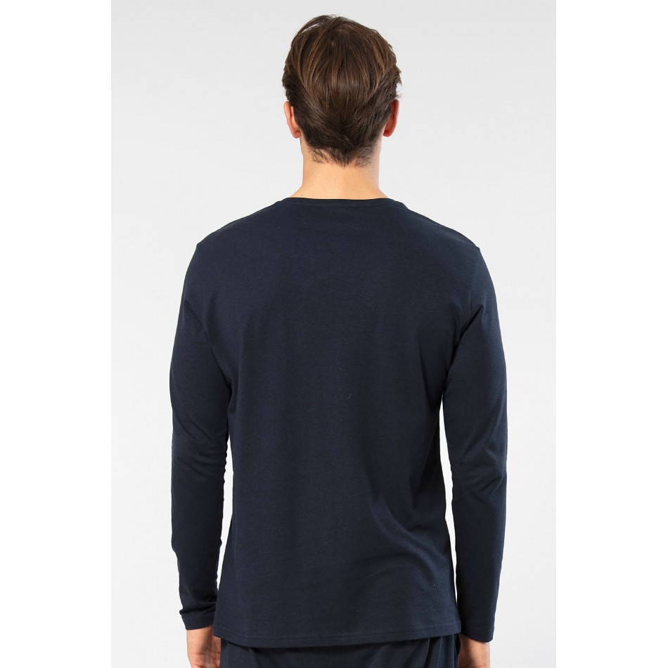 Cacharel Erkek Modal Pamuk V Yaka T-shirt 2243/Lacivert Cacharel Erkek Modal Pamuk V Yaka T-shirt 2243/Lacivert