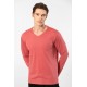 Cacharel Erkek Modal Pamuk V Yaka T-shirt 2243/Mercan Cacharel Erkek Modal Pamuk V Yaka T-shirt 2243/Mercan
