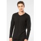Cacharel Erkek Modal Pamuk V Yaka T-shirt 2243/Siyah Cacharel Erkek Modal Pamuk V Yaka T-shirt 2243/Siyah