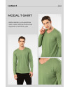 Cacharel Erkek Modal Pamuk V Yaka T-shirt 2243/Yeşil Cacharel Erkek Modal Pamuk V Yaka T-shirt 2243/Yeşil