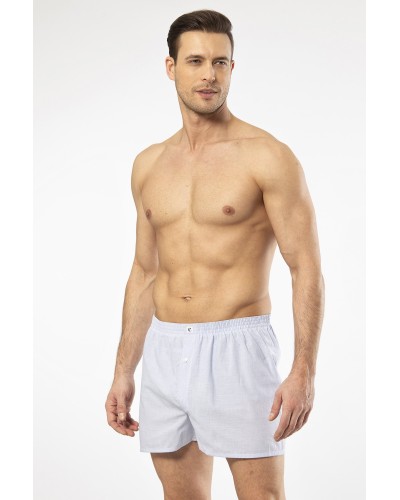 Cacharel Erkek Poplin Boxer 1113/Düz Açık Mavi