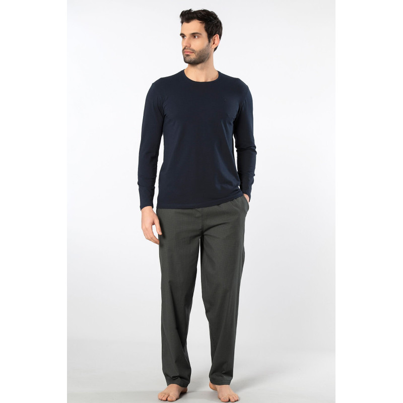 Cacharel Erkek Poplin O Yaka Uzun Kollu Pijama Takimi 2239/Yeşil 5 Cacharel Erkek Poplin O Yaka Uzun Kollu Pijama Takimi 2239/Yeşil 5