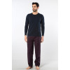Cacharel Erkek Poplin O Yaka Uzun Kollu Pijama Takimi 2239/Bordo 1 Cacharel Erkek Poplin O Yaka Uzun Kollu Pijama Takimi 2239/Bordo 1