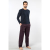 Cacharel Erkek Poplin O Yaka Uzun Kollu Pijama Takimi 2239/Bordo 1 Cacharel Erkek Poplin O Yaka Uzun Kollu Pijama Takimi 2239/Bordo 1