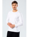 Cacharel Erkek Uzun Kollu T-Shirt 1333/Beyaz