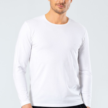 Cacharel Erkek Uzun Kollu T-Shirt 1333/Beyaz