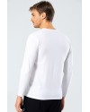 Cacharel Erkek Uzun Kollu T-Shirt 1333/Beyaz