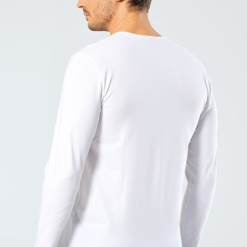 Cacharel Erkek Uzun Kollu T-Shirt 1333/Beyaz