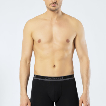 Cacharel Erkek Uzun Paçali 3'lü Boxer 1338/Beyaz-Siyah-Gri