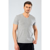 Cacharel Erkek V Yaka Likrali T-shirt 1332/Gri Cacharel Erkek V Yaka Likrali T-shirt 1332/Gri