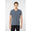 Cacharel Erkek V Yaka Likrali T-shirt 1332/MAVİ1 Cacharel Erkek V Yaka Likrali T-shirt 1332/MAVİ1
