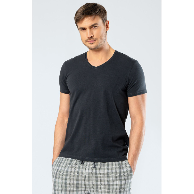 Cacharel Erkek V Yaka Likrali T-shirt 1332/Olive Cacharel Erkek V Yaka Likrali T-shirt 1332/Olive