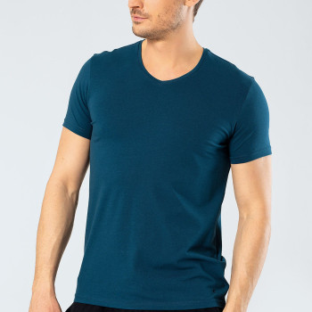 Cacharel Erkek V Yaka Likrali T-shirt 1332/Petrol