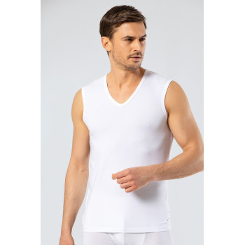 Cacharel Erkek V Yaka Spor Atlet 1304/Beyaz