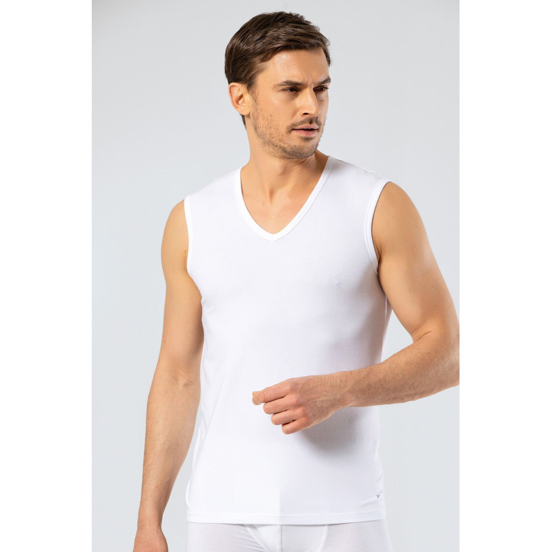 Cacharel Erkek V Yaka Spor Atlet 1304/Beyaz Cacharel Erkek V Yaka Spor Atlet 1304/Beyaz