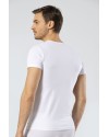 Cacharel Erkek V Yaka T-shirt 1402/Beyaz Cacharel Erkek V Yaka T-shirt 1402/Beyaz