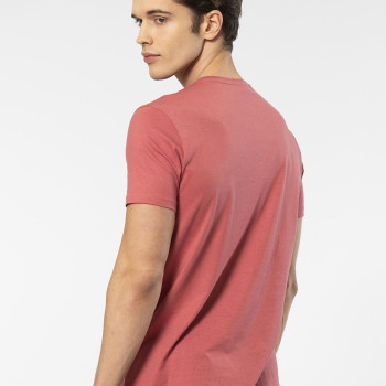 Cacharel Erkek V Yaka T-shirt 2170/Mercan