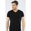 Cacharel Erkek V Yaka T-shirt 1402/Siyah