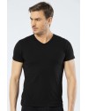 Cacharel Erkek V Yaka T-shirt 1402/Siyah Cacharel Erkek V Yaka T-shirt 1402/Siyah