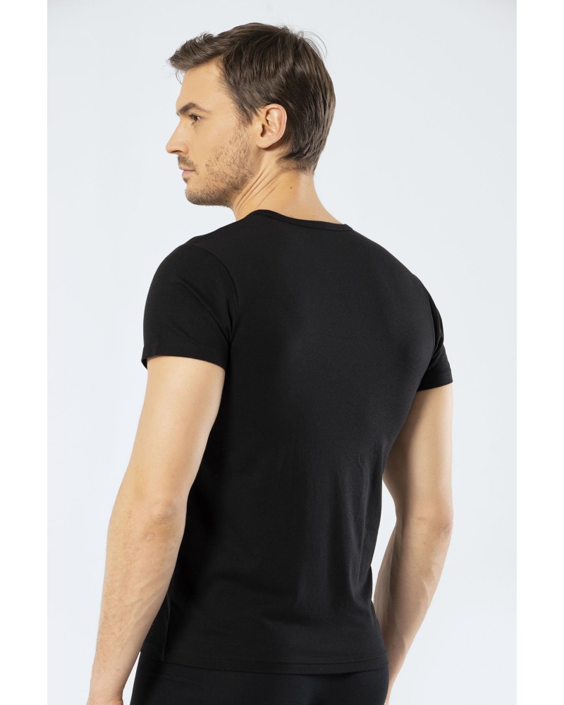 Cacharel Erkek V Yaka T-shirt 1402/Siyah Cacharel Erkek V Yaka T-shirt 1402/Siyah