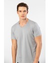 Cacharel Erkek V Yaka T-shirt 2170/Gri Cacharel Erkek V Yaka T-shirt 2170/Gri