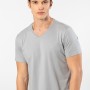 Cacharel Erkek V Yaka T-shirt 2170/Gri