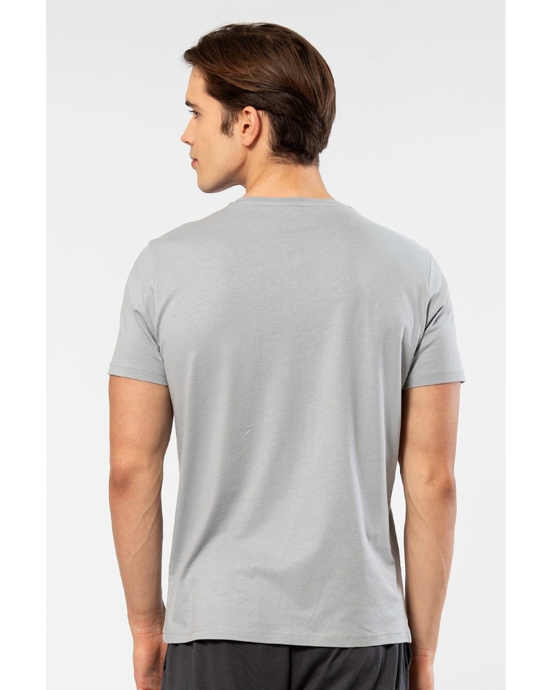 Cacharel Erkek V Yaka T-shirt 2170/Gri Cacharel Erkek V Yaka T-shirt 2170/Gri