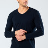 Cacharel Erkek V Yaka Uzun Kollu T-Shirt 1334/Lacivert