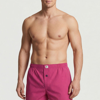 Cacharel Poplin Erkek Boxer 1113/Kareli Fuşya