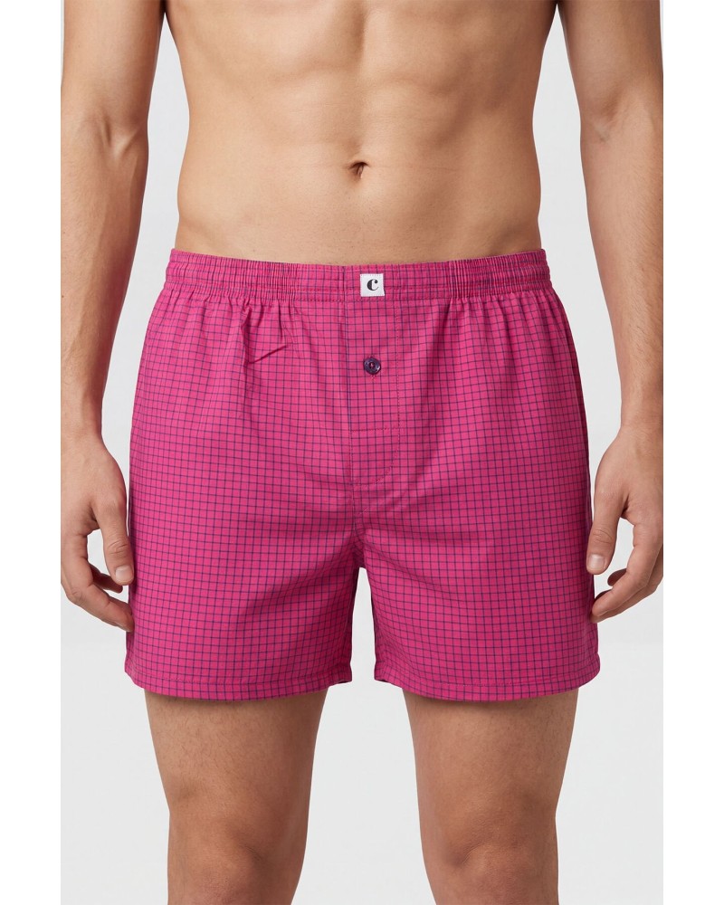 Cacharel Poplin Erkek Boxer 1113/Kareli Fuşya Cacharel Poplin Erkek Boxer 1113/Kareli Fuşya