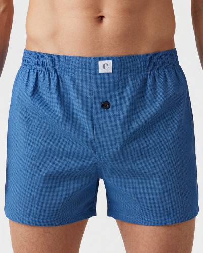 Cacharel Poplin Erkek Boxer 1113/Nokta Kare Saks Cacharel Poplin Erkek Boxer 1113/Nokta Kare Saks