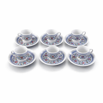 Ceyyiz Çini Kahve Fincanı 6 Parça Set