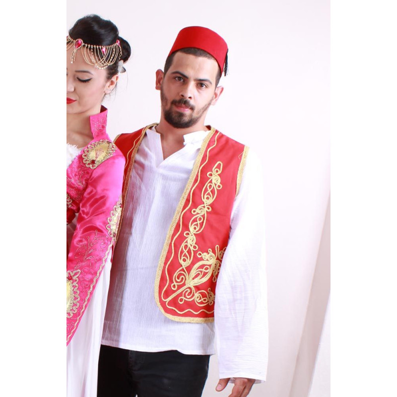 Damat Kına Gecesi Osmanlı Yelek Ve Fes Takım