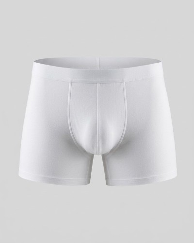 Doreanse Beyaz Erkek Modal Torbalı İnce Bel Bantlı Normal Paça Boxer 1770