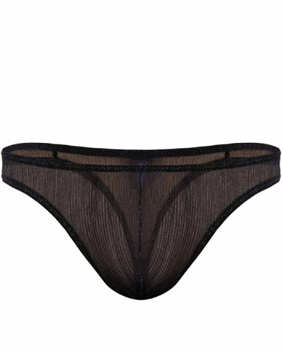 Doreanse Erkek %100 Polyamid Transparan Tanga String 1320 - Siyah Doreanse Erkek %100 Polyamid Transparan Tanga String 1320 - Siyah