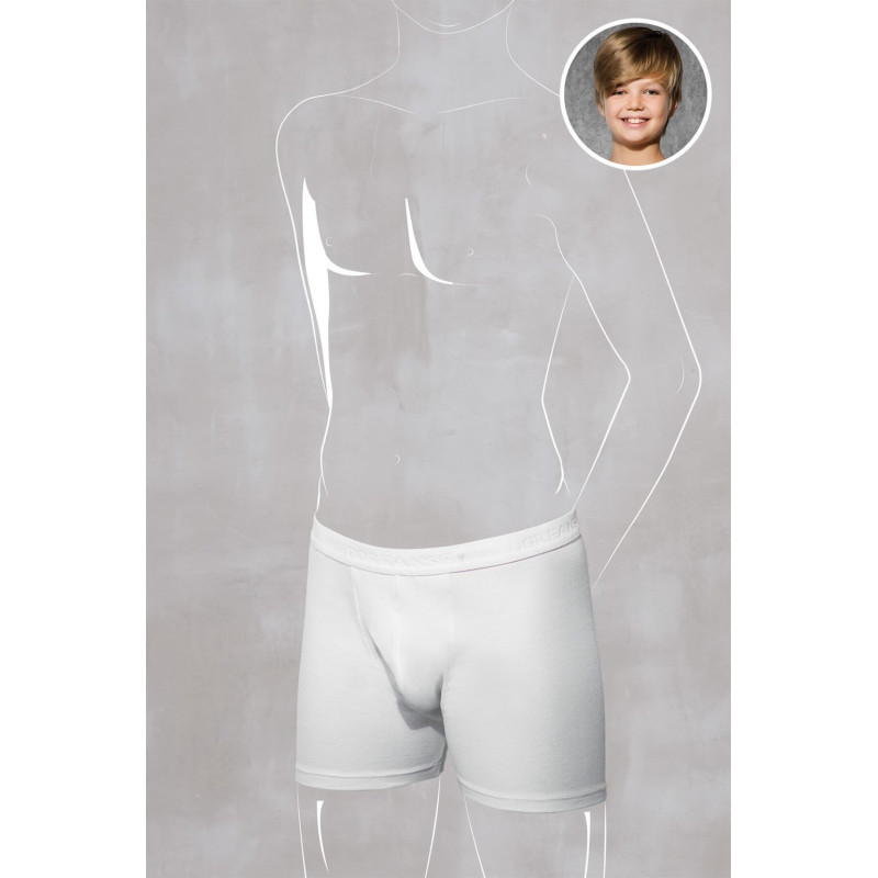 Doreanse Erkek Çocuk Beyaz Modal Normal Paça Boxer 550