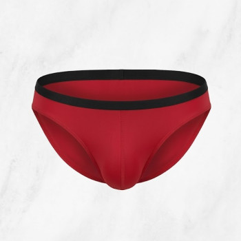 Doreanse Erkek Kırmızı Polyamid İnce Bel Bantlı Külot Slip 1395