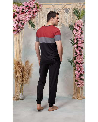Doreanse Erkek Lacivert Bisiklet Yaka T-Shirt Pijama Takımı 25Y4569 - Standart Doreanse Erkek Lacivert Bisiklet Yaka T-Shirt Pijama Takımı 25Y4569 - Standart