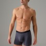 Doreanse Erkek Marka Bel Bantlı 3 Lü Boxer 1743 - Siyah-Antrasit-Lacivert