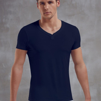 Doreanse Erkek Micromodal Bisiklet Yaka Kısa Kol T Shirt 2860 Lacivert