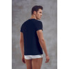 Doreanse Erkek Micromodal Bisiklet Yaka Kısa Kol T Shirt 2860 Lacivert